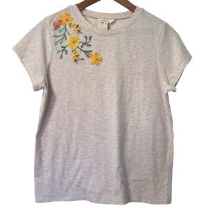 Matilda Jane Everything Embroidered Boho Cottogecore Embroidered Floral T-Shirt